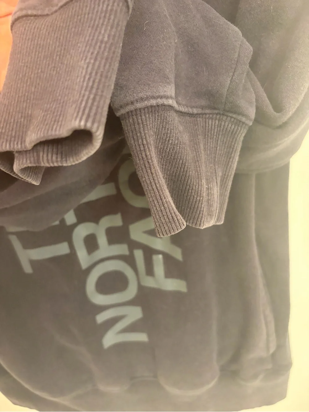 The North Face Men’s Black Pullover Hoodie with Large Logo medium